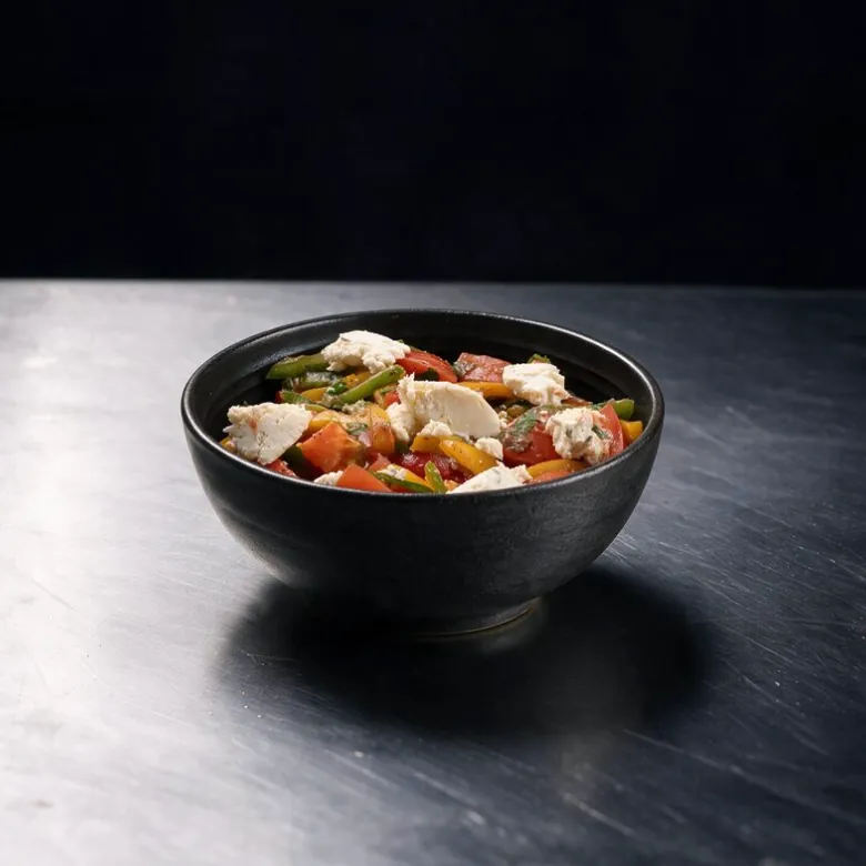 Tomato & buried cheese (Armenian cuisine)